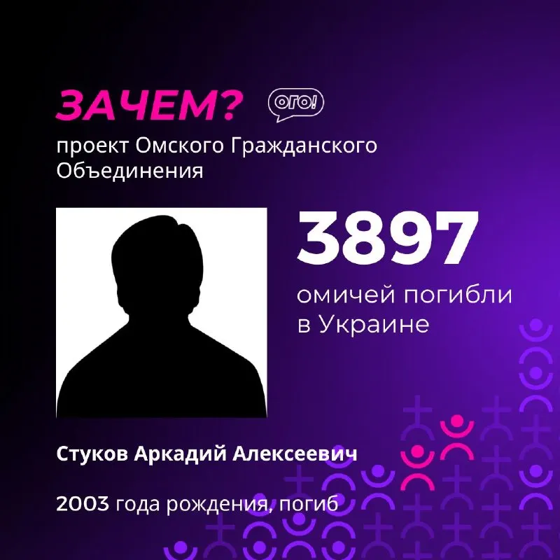 По обновлённым данным, как минимум 3 909 жителей Омской области погибли в ходе войны в Украине; в списке — многие молодые люди, в том числе рожденные в 2001–2003 годах.