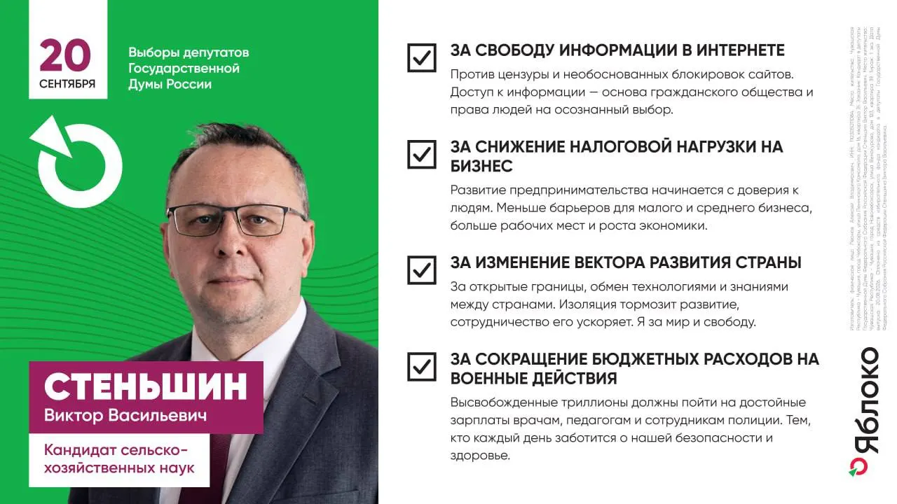 Кандидат продолжает избирательную кампанию; агитационные листовки уже напечатаны и распространяются по округу. В программе — свобода информации в интернете, снижение налогов для бизнеса, открытые границы и сокращение расходов на военные действия; команда набирает волонтёров и наблюдателей.